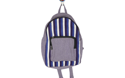 Handmade Cotton Backpack – small unisex