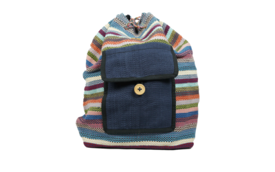 Handmade Cotton Backpack – large unisex