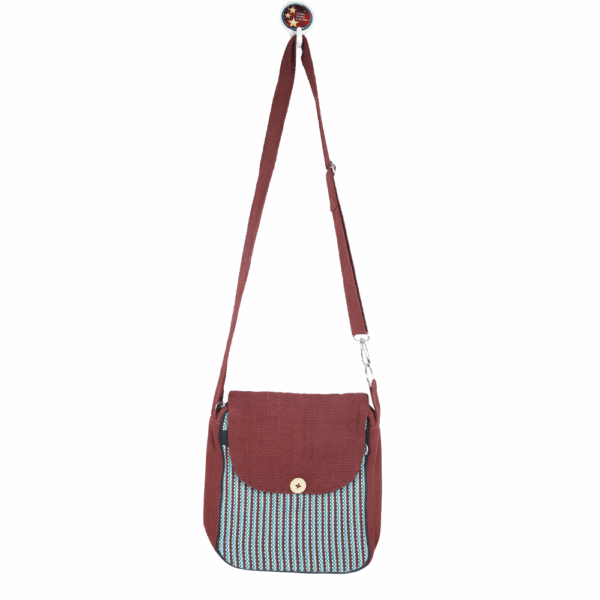 Handmade Cotton Shoulder Bag - Image 2