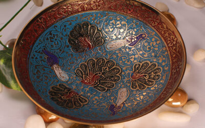 Brass Embossed Bowl Small