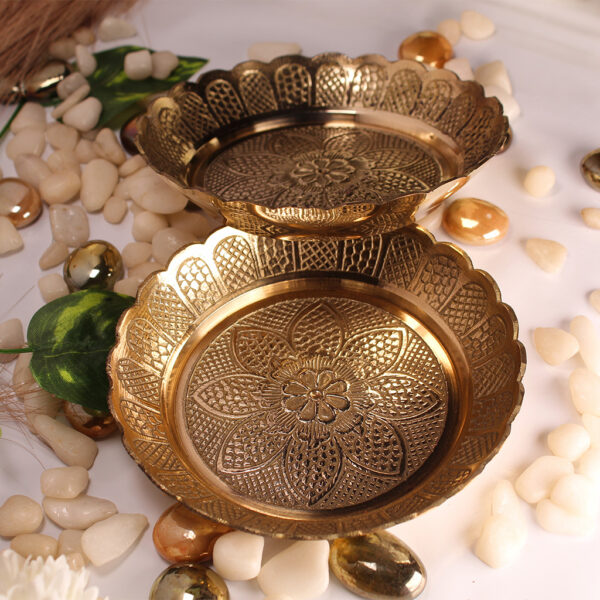 Brass Embossed Dish 1