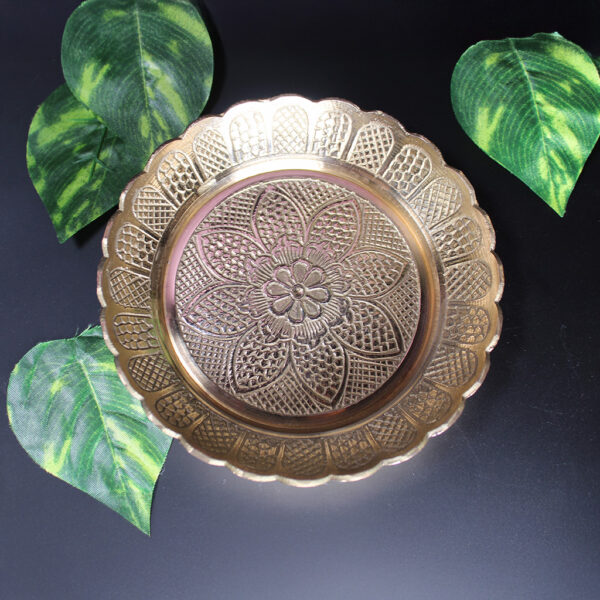Brass Embossed Dish 3