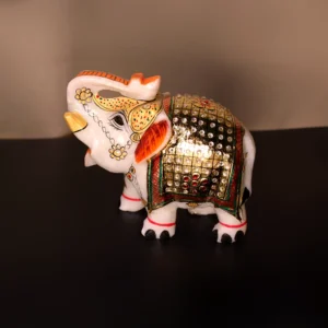 Handcrafted Marble Elephant