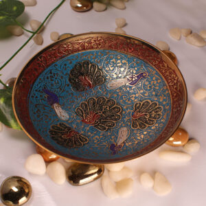 Brass Embossed Bowl Small